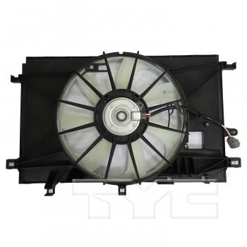 2020 Toyota C-HR Dual Radiator and Condenser Fan Assembly TYC 624210 image 2 of 3