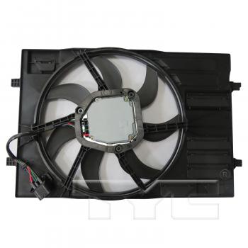 2017 Audi A3 Dual Radiator and Condenser Fan Assembly TYC 624220 image 2 of 4