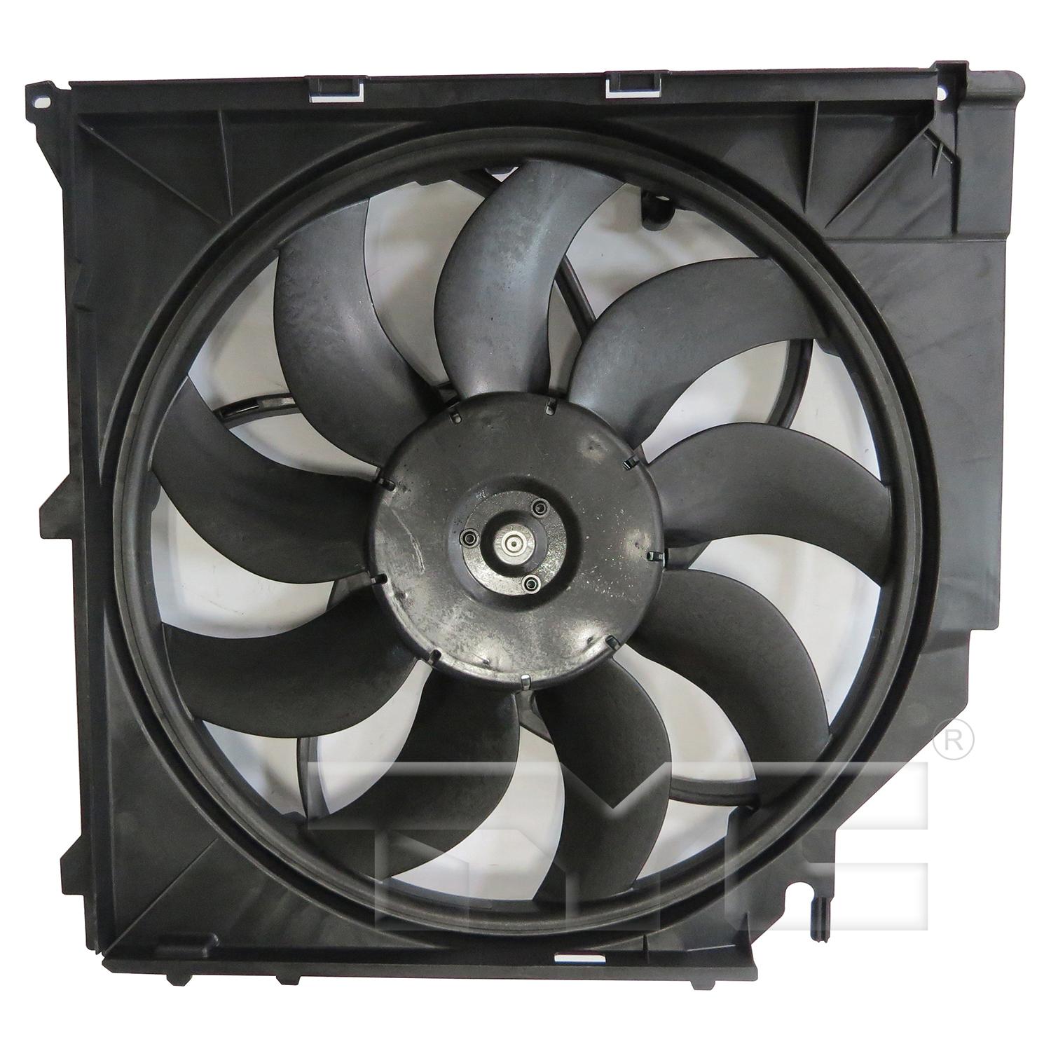 TYC 624230 Dual Radiator and Condenser Fan Assembly product image 1 of 4