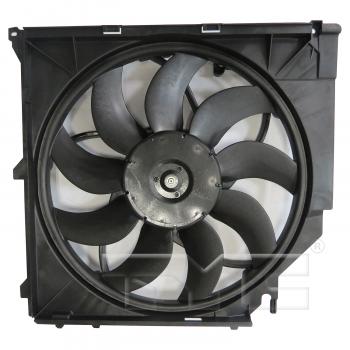 2010 BMW X3 Dual Radiator and Condenser Fan Assembly TYC 624230 image 1 of 4