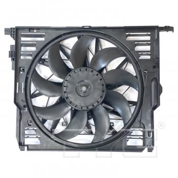 2012 BMW 750Li Dual Radiator and Condenser Fan Assembly TYC 624260 image 1 of 3