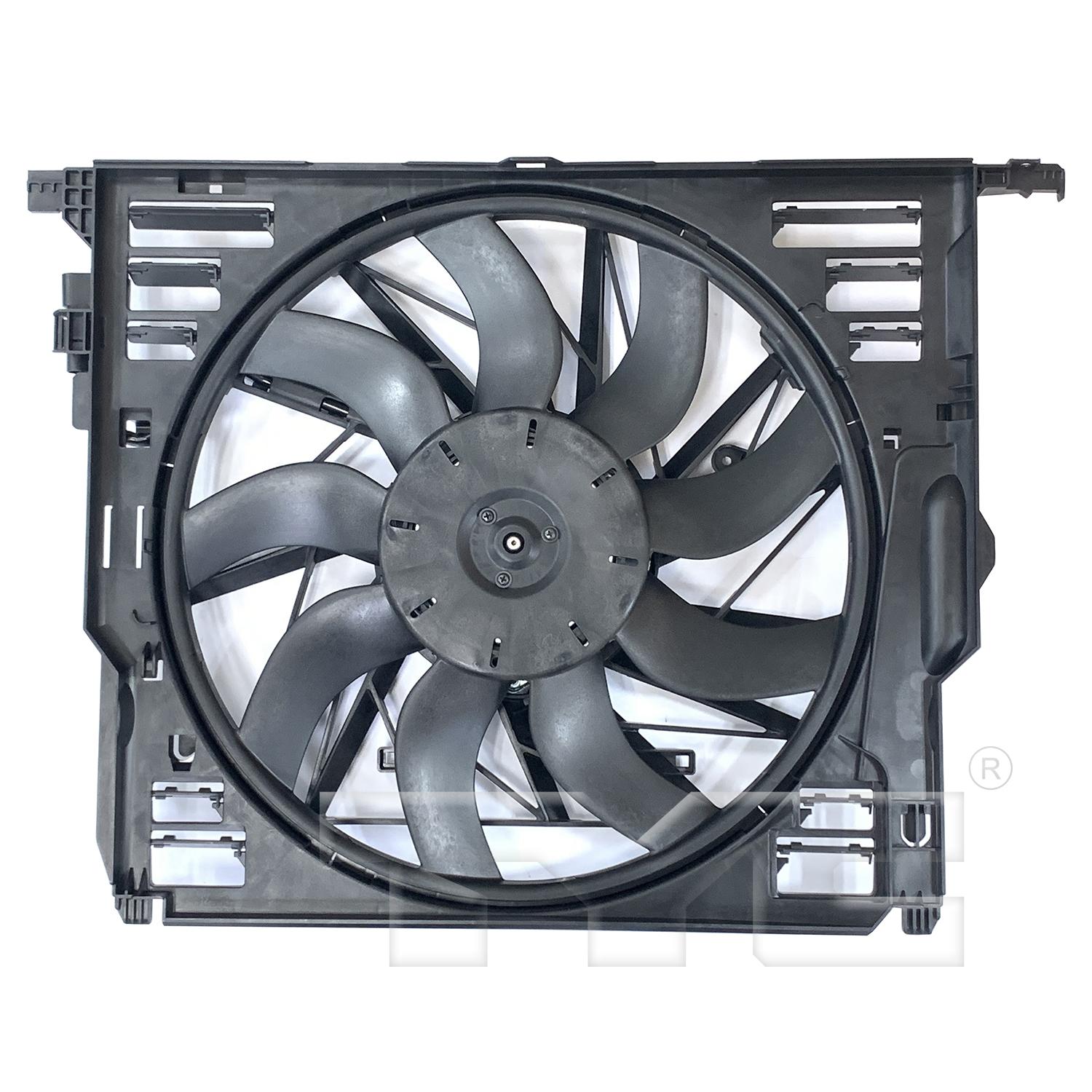 TYC 624270 Dual Radiator and Condenser Fan Assembly product image 1 of 3