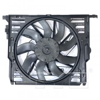 2016 BMW ActiveHybrid 5 Dual Radiator and Condenser Fan Assembly TYC 624270 image 1 of 3
