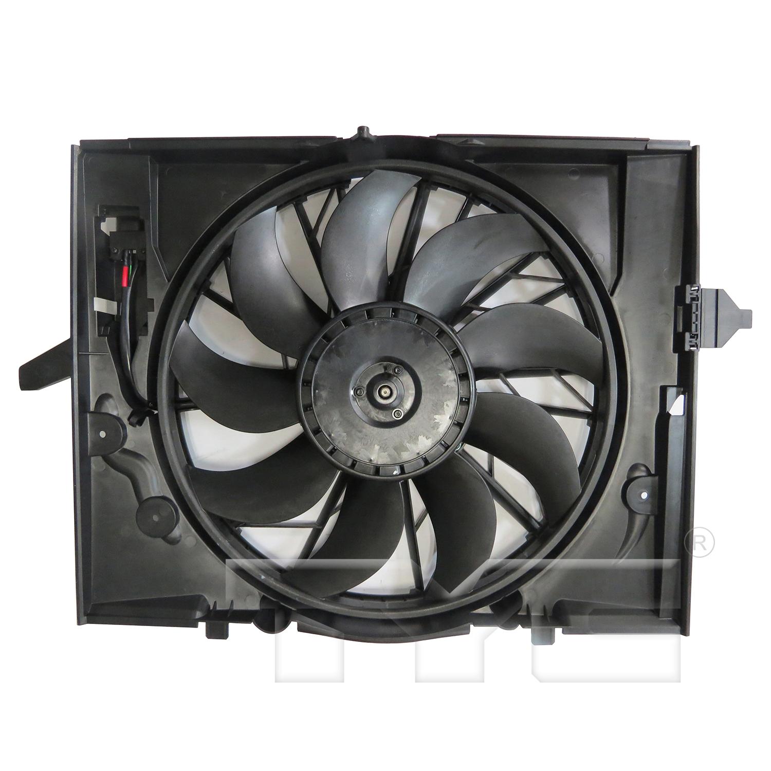 TYC 624290 Dual Radiator and Condenser Fan Assembly product image 1 of 3