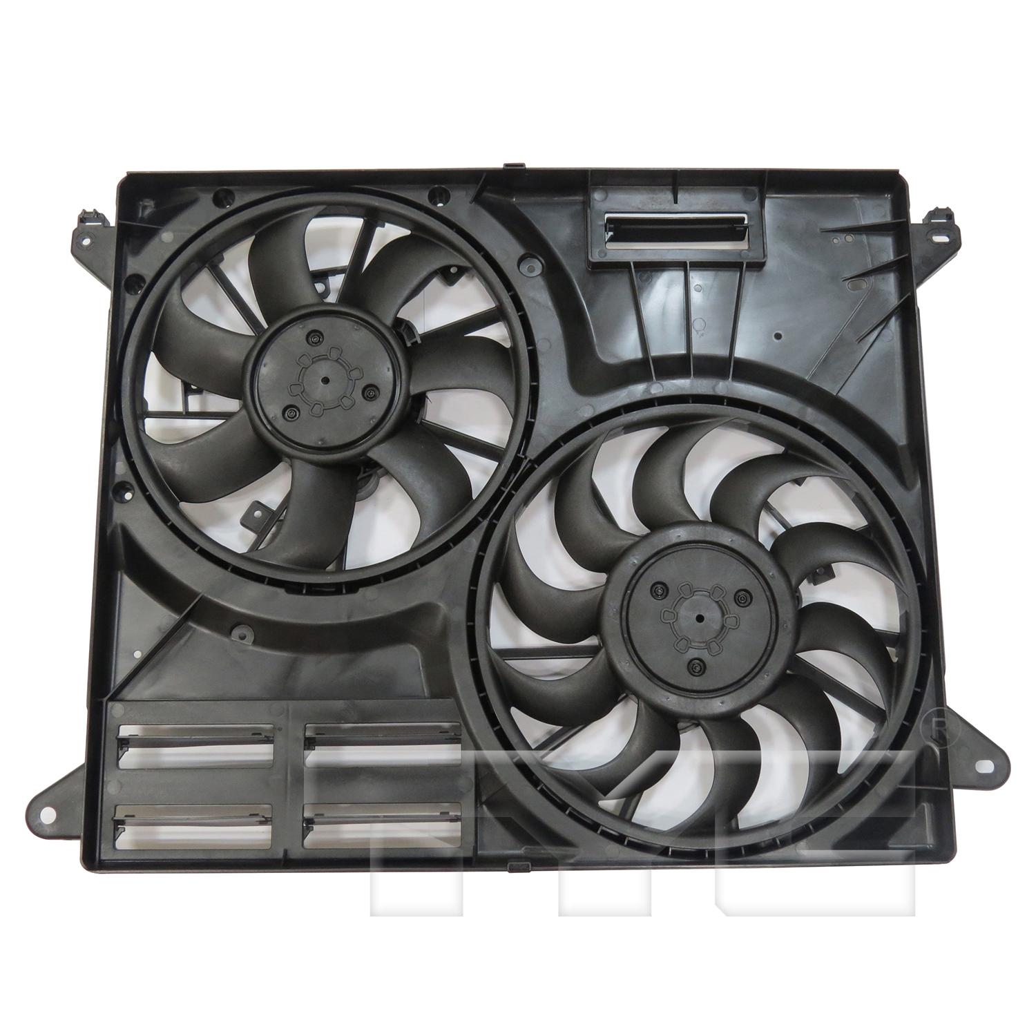 TYC 624310 - Dual Radiator and Condenser Fan Assembly TYC 624310 Dual Radiator and Condenser Fan Assembly product image 1 of 3