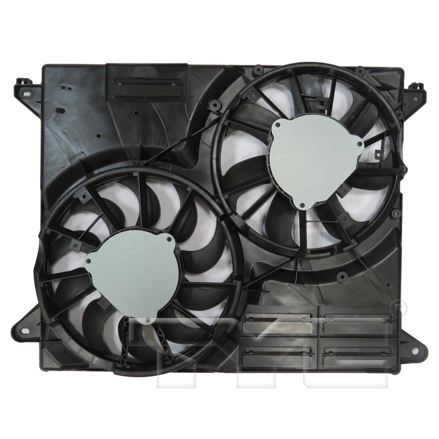 TYC 624310 - Dual Radiator and Condenser Fan Assembly TYC 624310 Dual Radiator and Condenser Fan Assembly product image 2 of 3