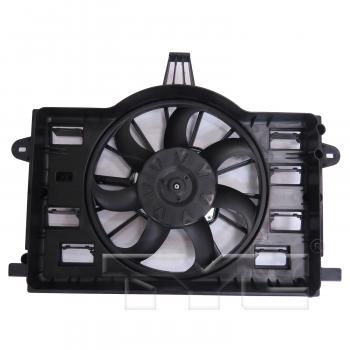 2014 Chevrolet Corvette Dual Radiator and Condenser Fan Assembly TYC 624320 image 1 of 3