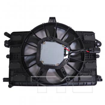 2014 Chevrolet Corvette Dual Radiator and Condenser Fan Assembly TYC 624320 image 2 of 3