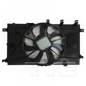 2019 Toyota Corolla Dual Radiator and Condenser Fan Assembly TYC 624360 image 2 of 3