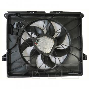 2009 Mercedes-Benz ML550 Dual Radiator and Condenser Fan Assembly TYC 624420 image 2 of 3