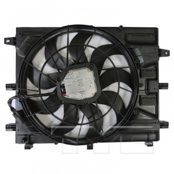 2018 GMC Terrain Dual Radiator and Condenser Fan Assembly TYC 624430 image 2 of 3