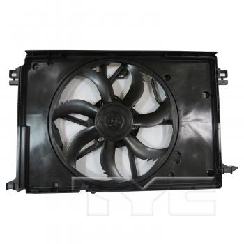 2019 Toyota RAV4 Dual Radiator and Condenser Fan Assembly TYC 624450 image 1 of 3