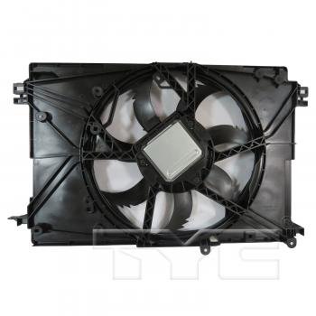 2019 Toyota RAV4 Dual Radiator and Condenser Fan Assembly TYC 624450 image 2 of 3