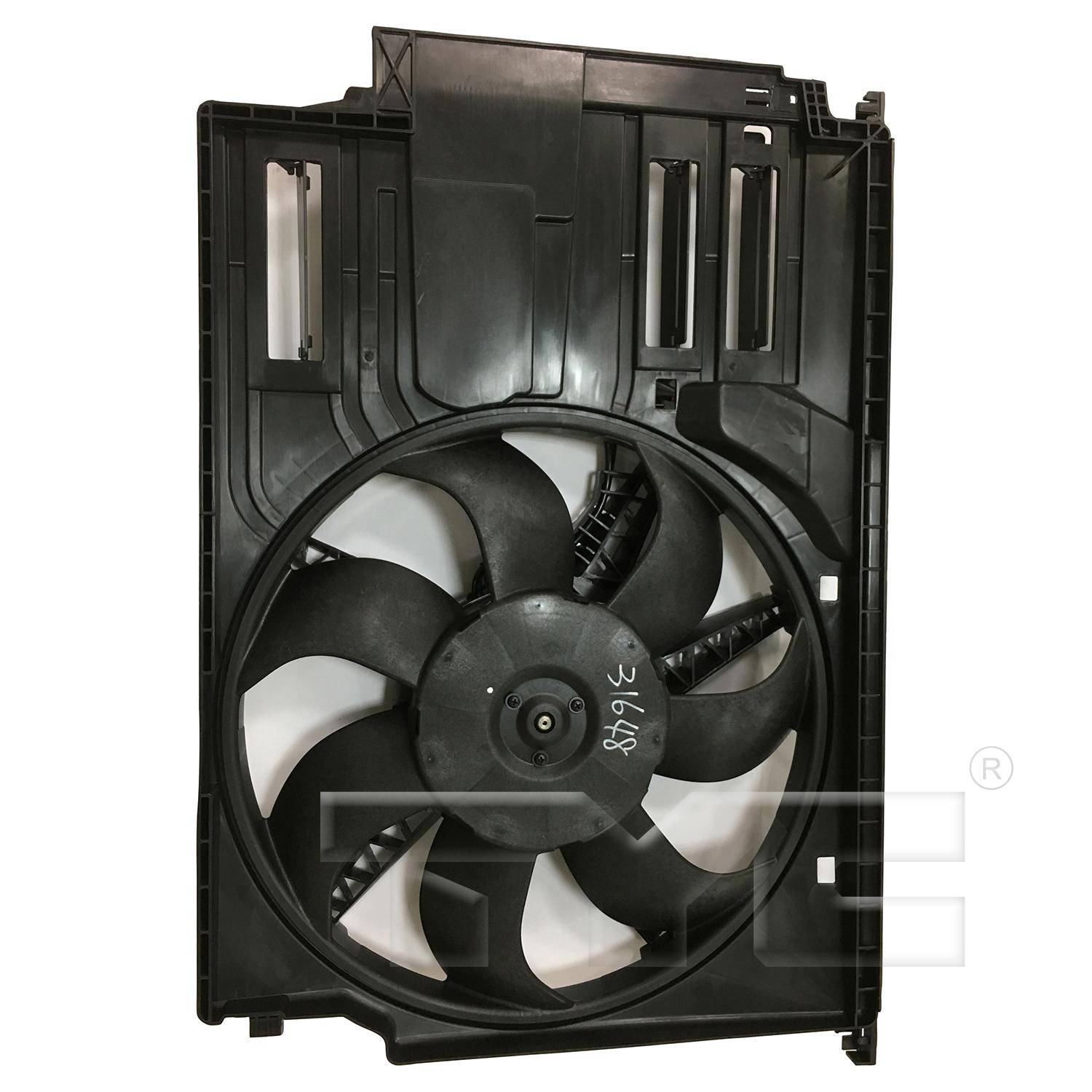 TYC 624480 - Dual Radiator and Condenser Fan Assembly TYC 624480 Dual Radiator and Condenser Fan Assembly product image 1 of 3