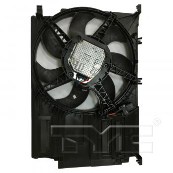 2019 Mini Cooper Countryman Dual Radiator and Condenser Fan Assembly TYC 624480 image 2 of 3