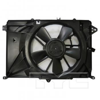 2017 Jeep Compass Dual Radiator and Condenser Fan Assembly TYC 624520 image 1 of 3