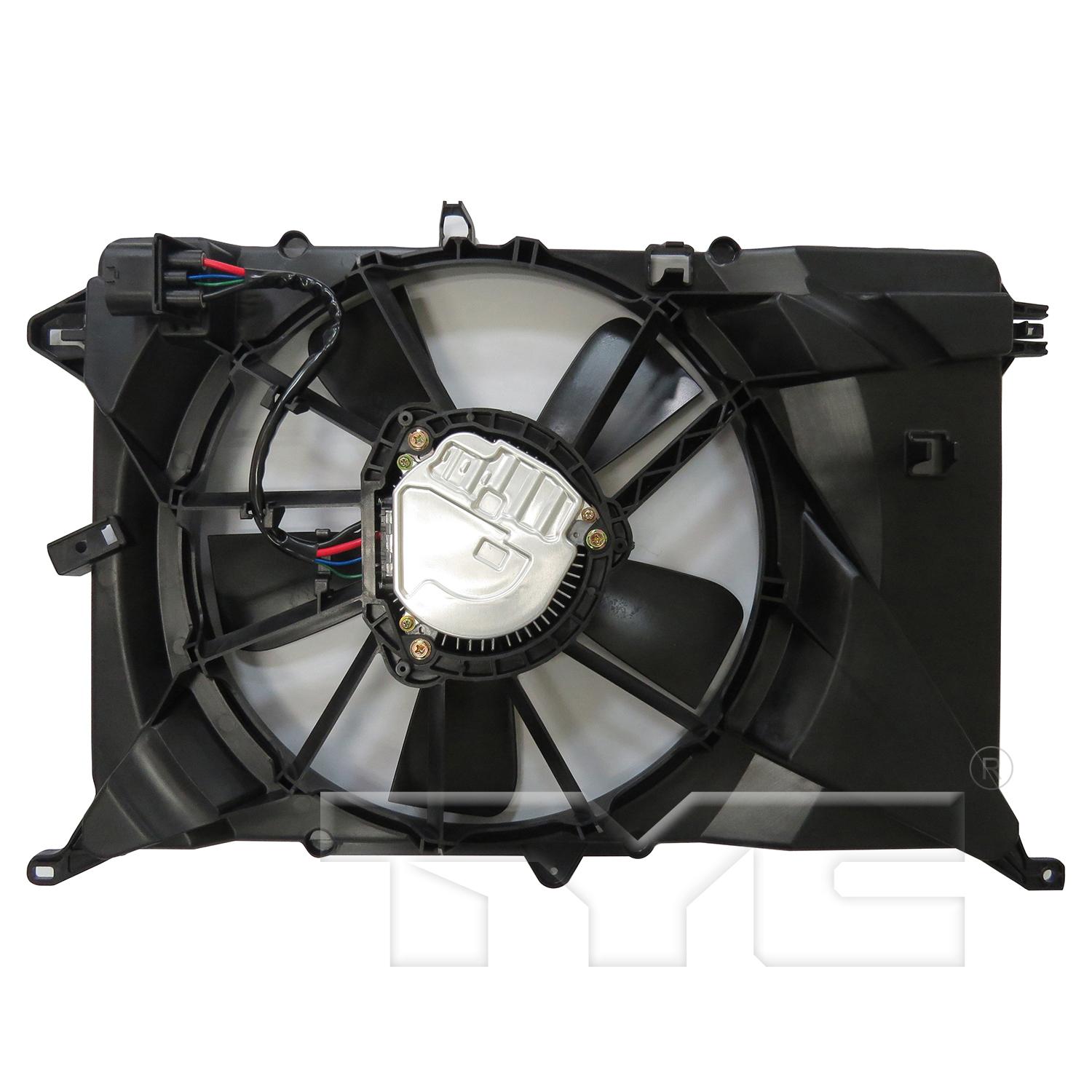 TYC 624520 - Dual Radiator and Condenser Fan Assembly TYC 624520 Dual Radiator and Condenser Fan Assembly product image 2 of 3