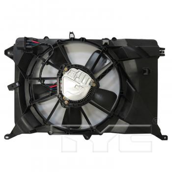 2017 Jeep Compass Dual Radiator and Condenser Fan Assembly TYC 624520 image 2 of 3