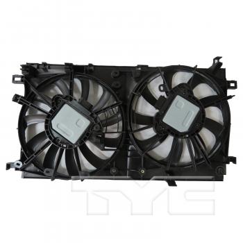 2020 Toyota Prius Prime Dual Radiator and Condenser Fan Assembly TYC 624530 image 2 of 3