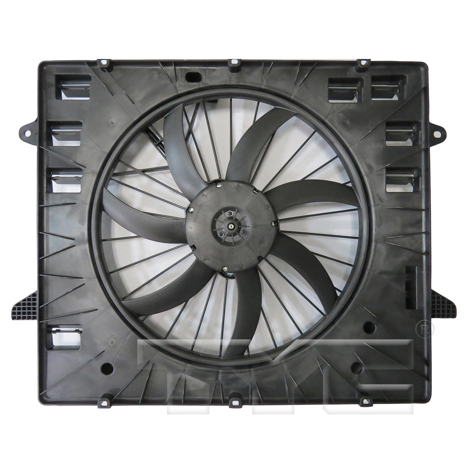 TYC 624550 - Dual Radiator and Condenser Fan Assembly TYC 624550 Dual Radiator and Condenser Fan Assembly product image 1 of 3