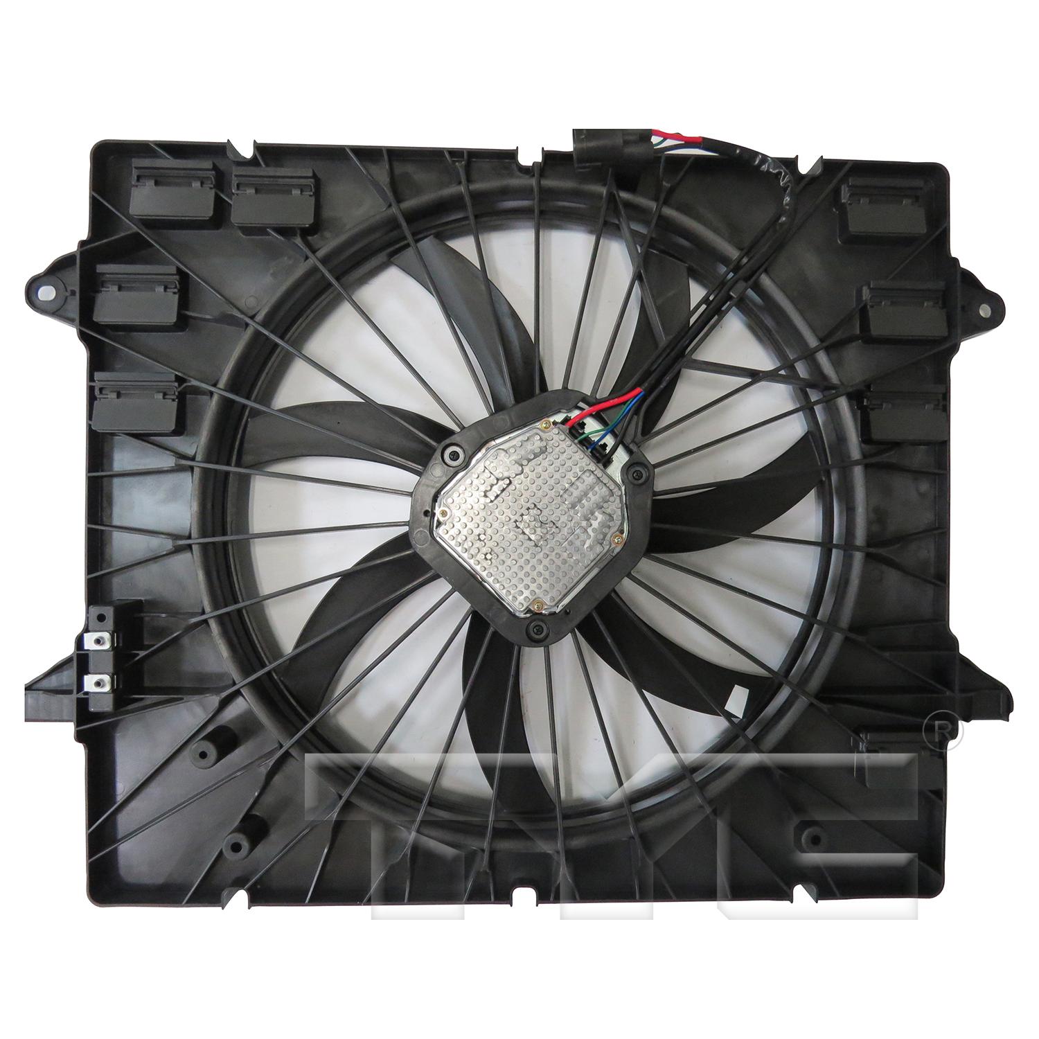 TYC 624550 - Dual Radiator and Condenser Fan Assembly TYC 624550 Dual Radiator and Condenser Fan Assembly product image 2 of 3
