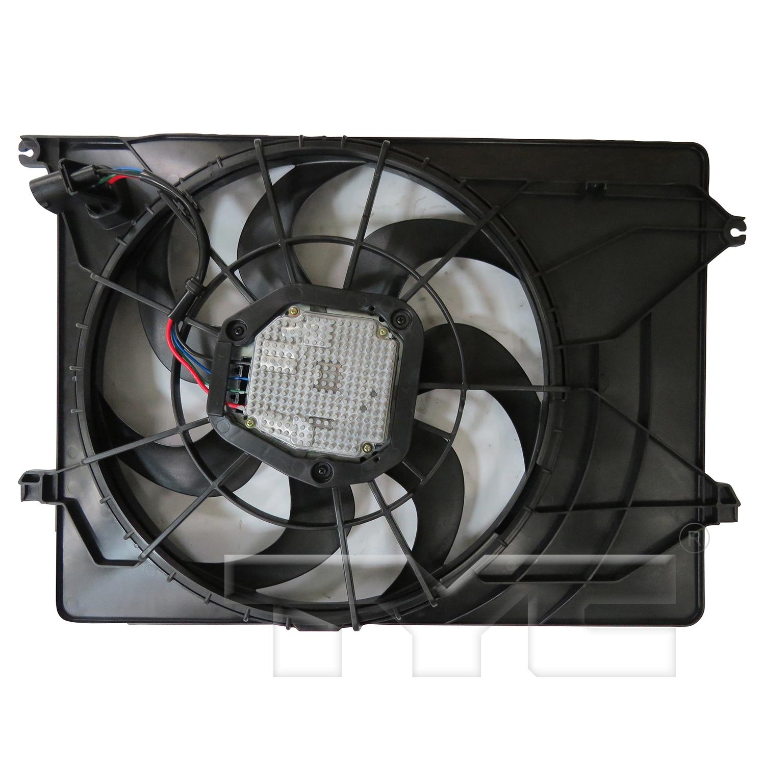 TYC 624560 - Dual Radiator and Condenser Fan Assembly TYC 624560 Dual Radiator and Condenser Fan Assembly product image 2 of 3