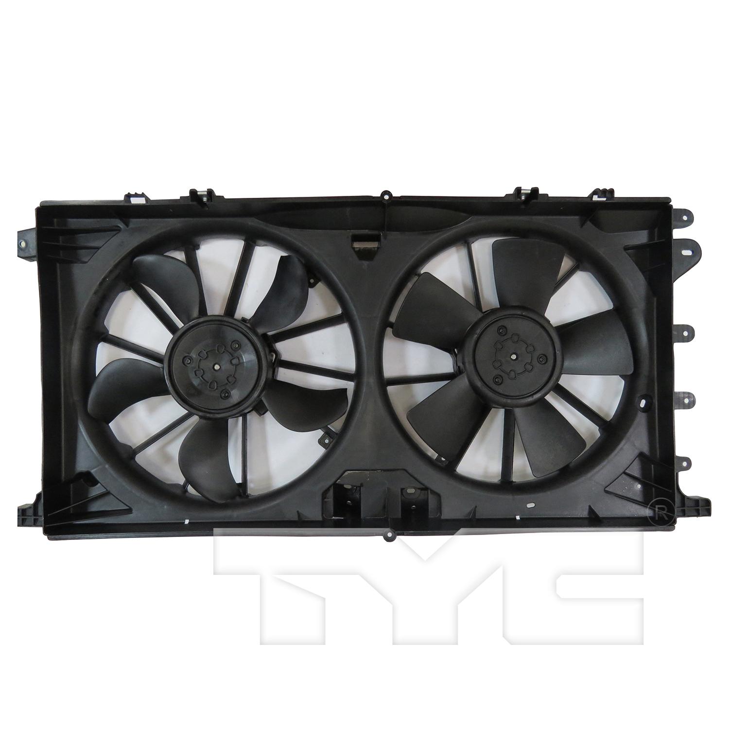 TYC 624570 - Dual Radiator and Condenser Fan Assembly TYC 624570 Dual Radiator and Condenser Fan Assembly product image 1 of 6