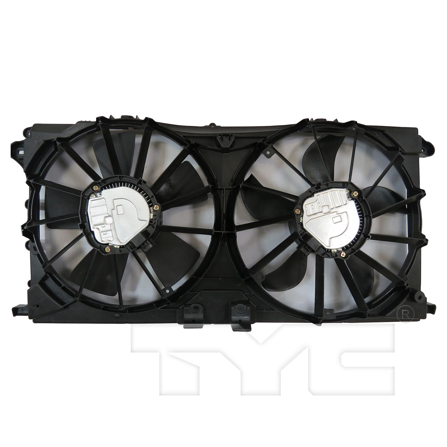 TYC 624570 - Dual Radiator and Condenser Fan Assembly TYC 624570 Dual Radiator and Condenser Fan Assembly product image 2 of 6