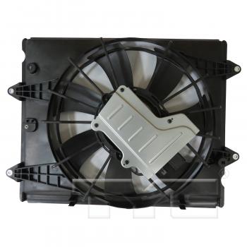 2019 Honda Civic Dual Radiator and Condenser Fan Assembly TYC 624600 image 2 of 4