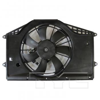 2019 Honda Civic Dual Radiator and Condenser Fan Assembly TYC 624610 image 1 of 4