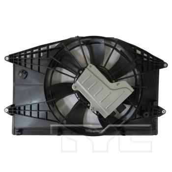 2019 Honda Civic Dual Radiator and Condenser Fan Assembly TYC 624610 image 2 of 4