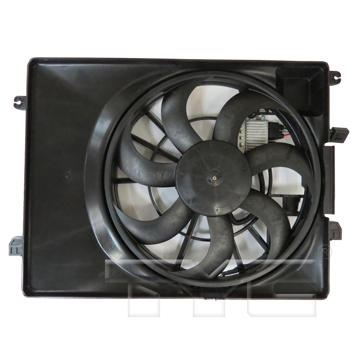 TYC 624620 - Dual Radiator and Condenser Fan Assembly TYC 624620 Dual Radiator and Condenser Fan Assembly product image 1 of 3