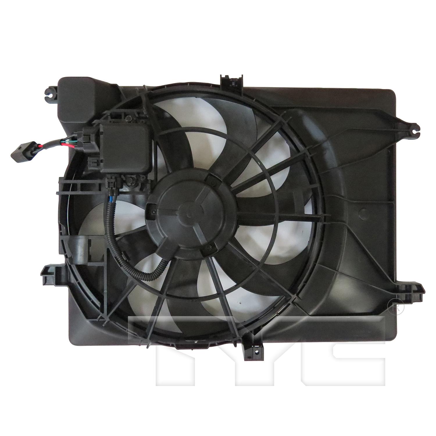 TYC 624620 - Dual Radiator and Condenser Fan Assembly TYC 624620 Dual Radiator and Condenser Fan Assembly product image 2 of 3