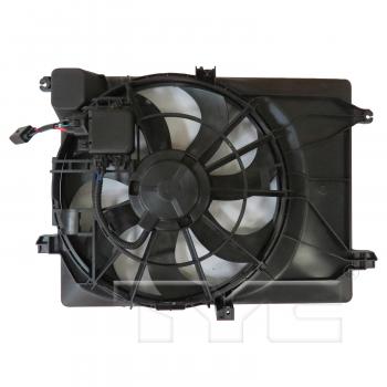 2021 Hyundai Tucson Dual Radiator and Condenser Fan Assembly TYC 624620 image 2 of 3