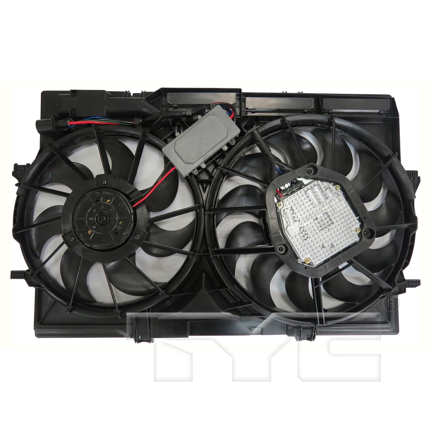 TYC 624630 - Dual Radiator and Condenser Fan Assembly TYC 624630 Dual Radiator and Condenser Fan Assembly product image 2 of 3