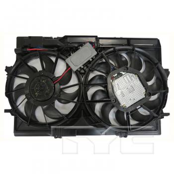 2016 Audi S4 Dual Radiator and Condenser Fan Assembly TYC 624630 image 2 of 3