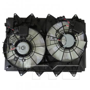 2015 Mazda CX-9 Dual Radiator and Condenser Fan Assembly TYC 624670 image 2 of 4