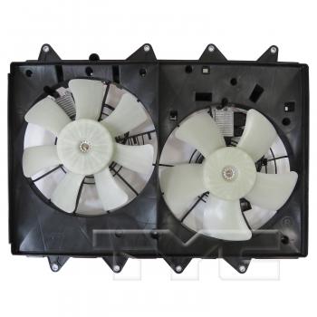 2015 Mazda CX-9 Dual Radiator and Condenser Fan Assembly TYC 624670 image 4 of 4