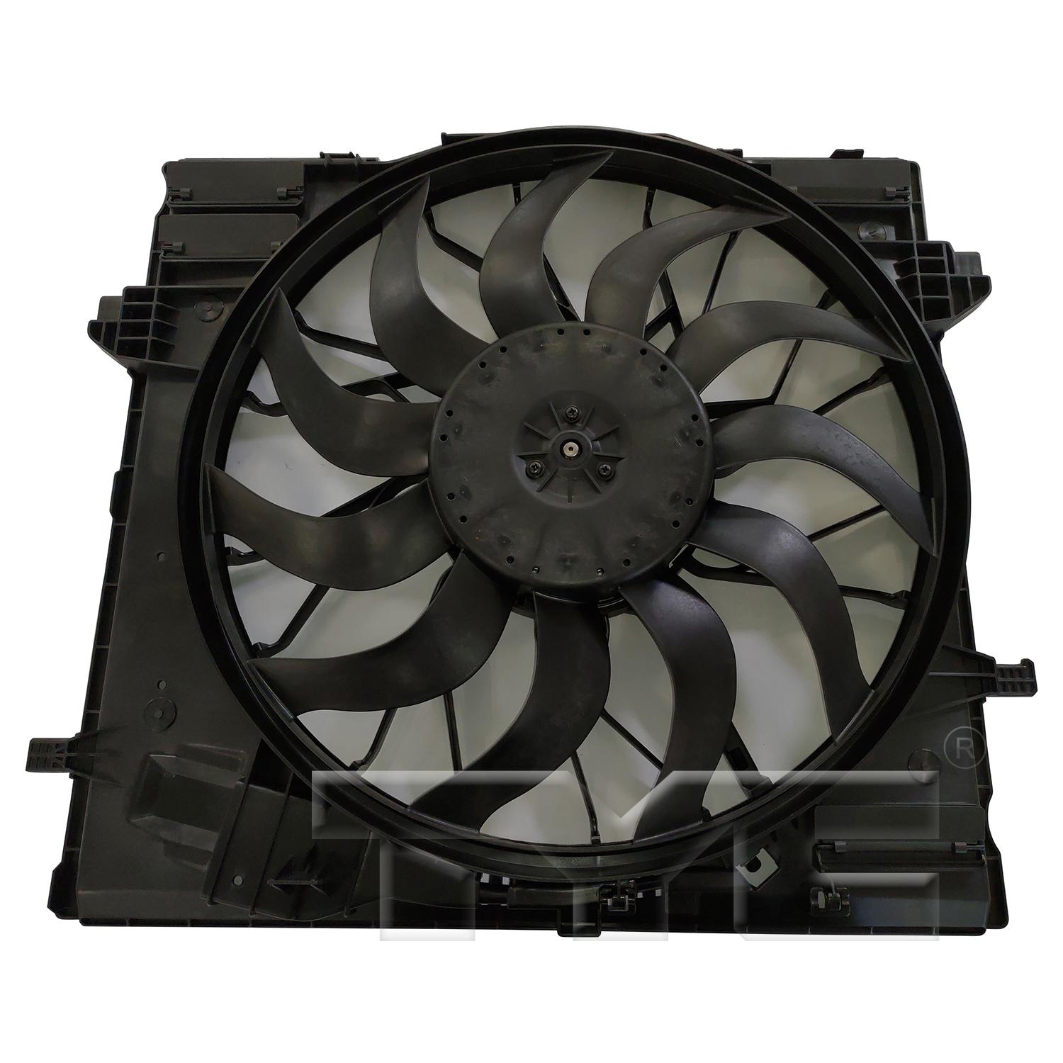 TYC 624680 - Dual Radiator and Condenser Fan Assembly TYC 624680 Dual Radiator and Condenser Fan Assembly product image 1 of 3