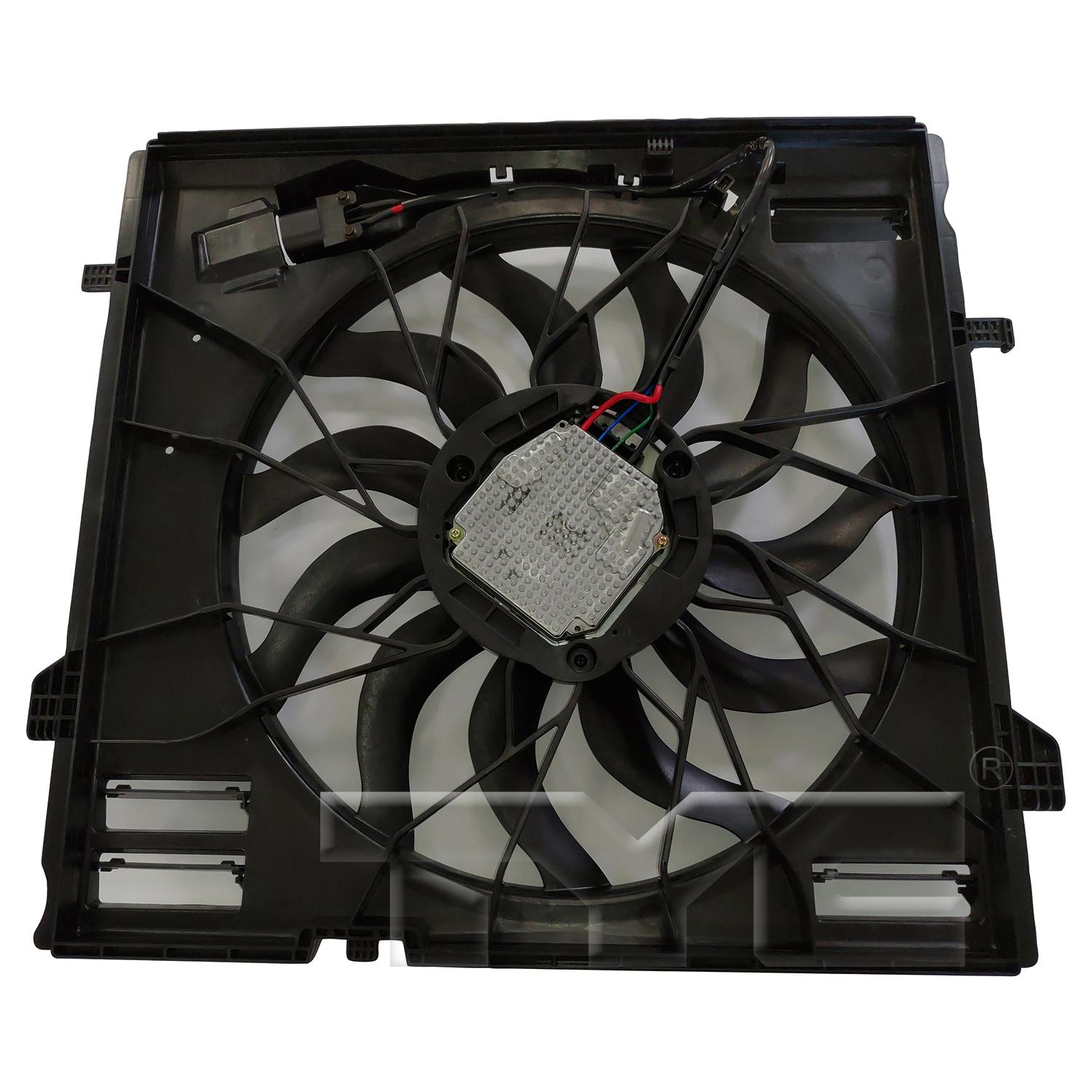 TYC 624680 - Dual Radiator and Condenser Fan Assembly TYC 624680 Dual Radiator and Condenser Fan Assembly product image 2 of 3