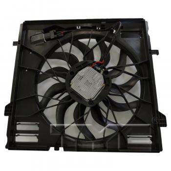 2017 Mercedes-Benz GLE300d Dual Radiator and Condenser Fan Assembly TYC 624680 image 2 of 3