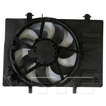 2019 Ford EcoSport Dual Radiator and Condenser Fan Assembly TYC 624690 image 2 of 4