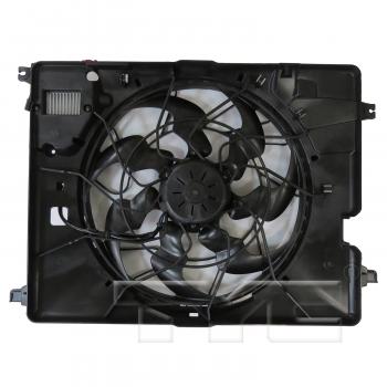2017 Genesis G80 Dual Radiator and Condenser Fan Assembly TYC 624700 image 4 of 4