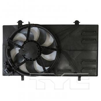 2019 Ford EcoSport Dual Radiator and Condenser Fan Assembly TYC 624720 image 2 of 4