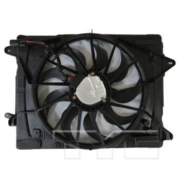 2022 Ford Maverick Dual Radiator and Condenser Fan Assembly TYC 624730 image 2 of 4