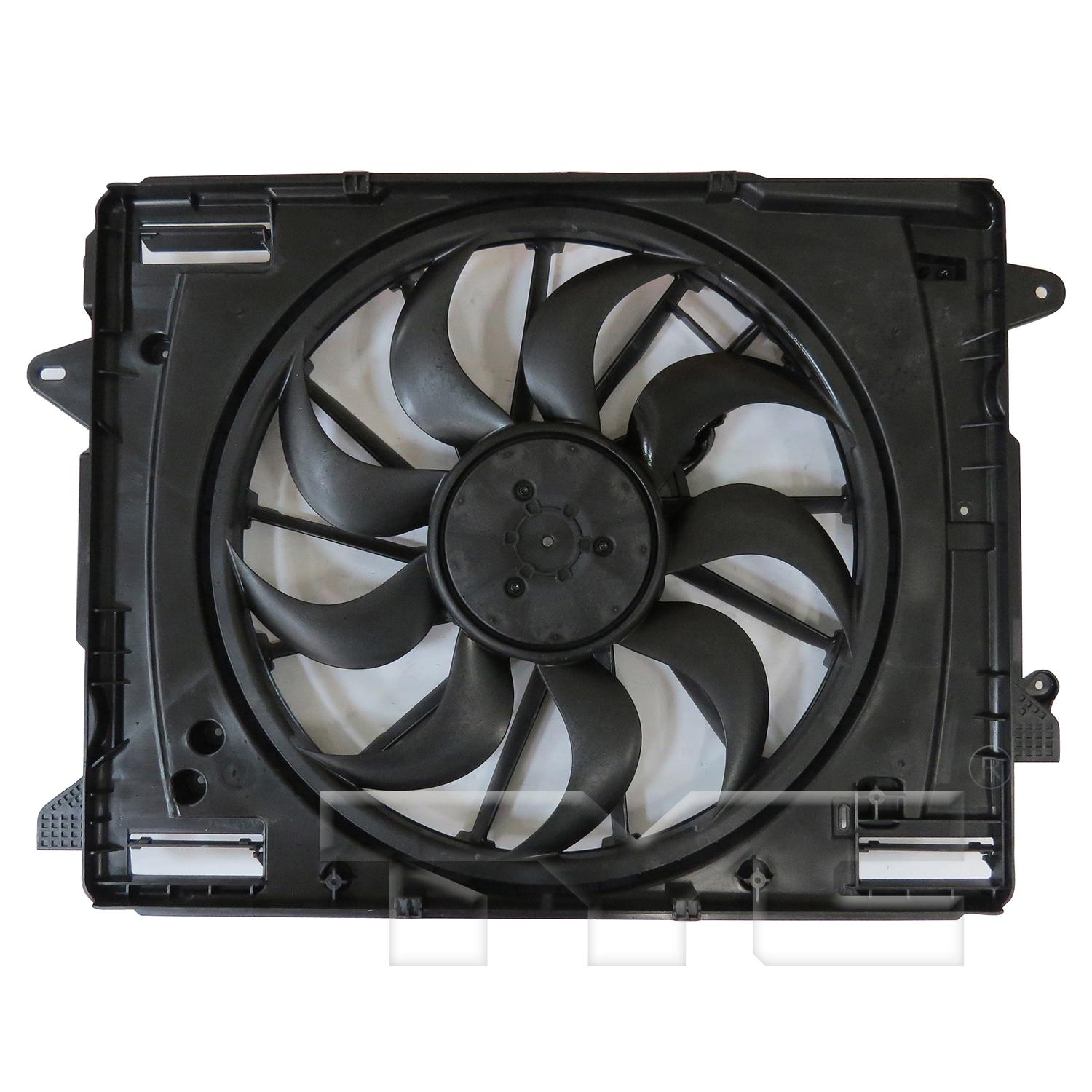 TYC 624730 - Dual Radiator and Condenser Fan Assembly TYC 624730 Dual Radiator and Condenser Fan Assembly product image 4 of 6