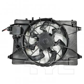 2019 Kia Niro Dual Radiator and Condenser Fan Assembly TYC 624770 image 2 of 3
