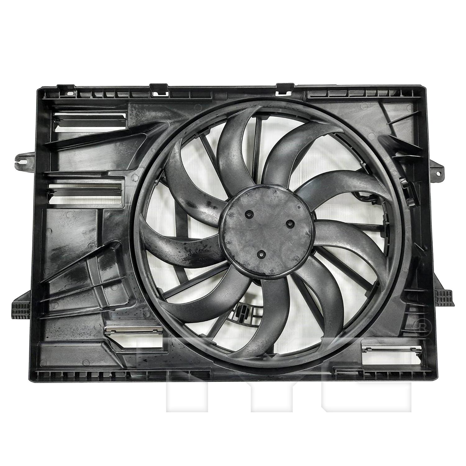 TYC 624790 Dual Radiator and Condenser Fan Assembly product image 1 of 3