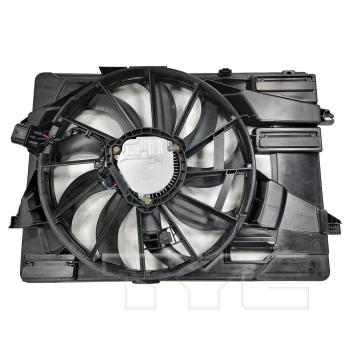 2021 Hyundai Sonata Dual Radiator and Condenser Fan Assembly TYC 624790 image 2 of 3