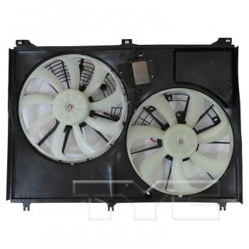 2018 Toyota Highlander Dual Radiator and Condenser Fan Assembly TYC 624800 image 1 of 4